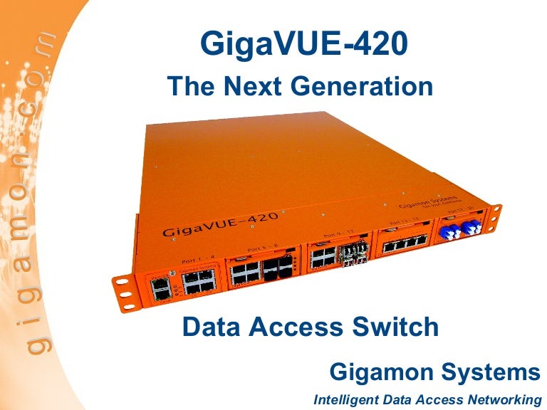 Gigamon GigaVue 420 Hardware Tour