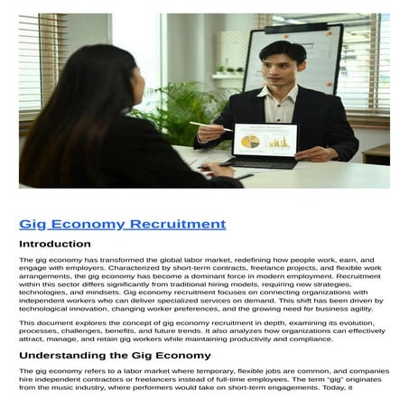 Gig Economy Recruitment.pdf for the employers | PDF