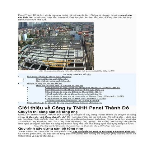 Gioi thieu ve panel thanh do | PDF