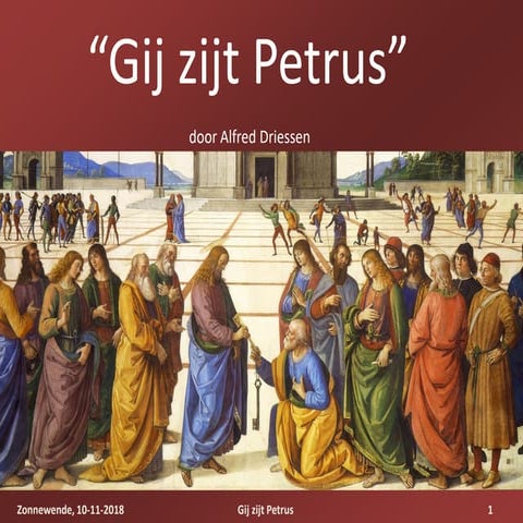 Gij zijt Petrus