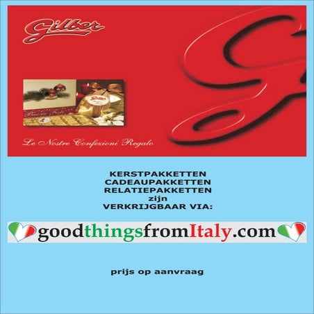 Gilber - Confezioni Regalo - Good Things From Italy