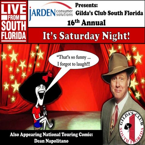 Gilda's Club 2011 "Live! From South Florida...It's Saturday Night!"  Virtual ...