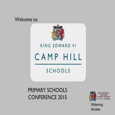 Widening Access by Giles Hill