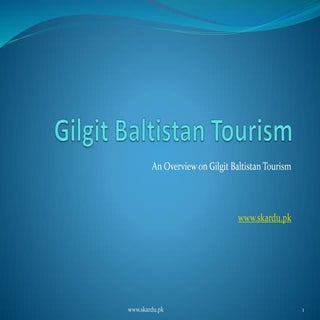 Gilgit Baltistan tourism