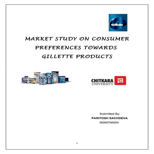 Project on Gillette | DOCX