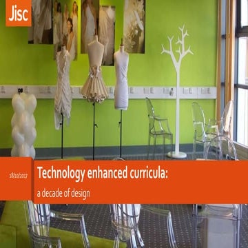 Technology enhanced curricula: A decade of design