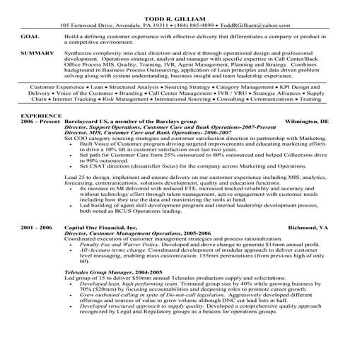 Gilliam Resume 2011+