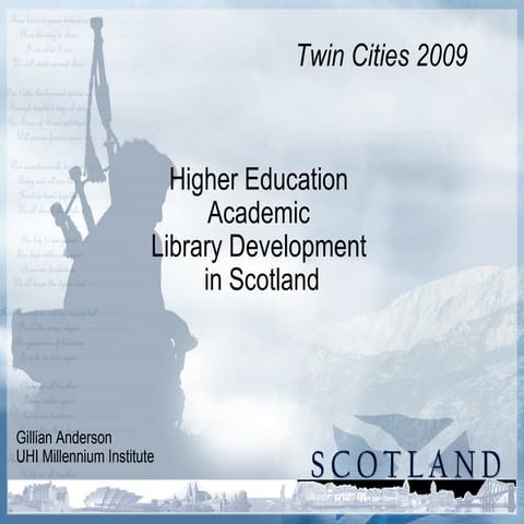 Beyond the Boundaries: Academic Library Co-Operation in Scotland