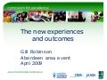 CfE: The New Experiences and Outcomes