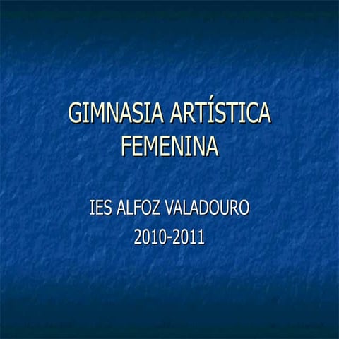 Gimnasia artística femenina