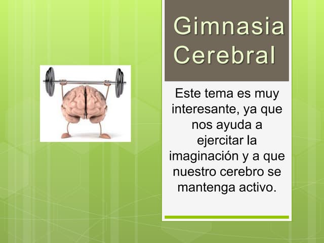 Gimnasia cerebral