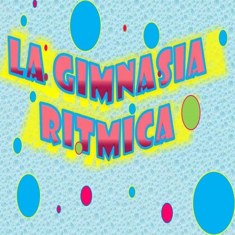 Gimnasia ritmica informatica