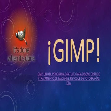 Manual basico de gimp | PDF