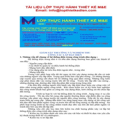 (Giám sát thi công và nghi m thu dien)