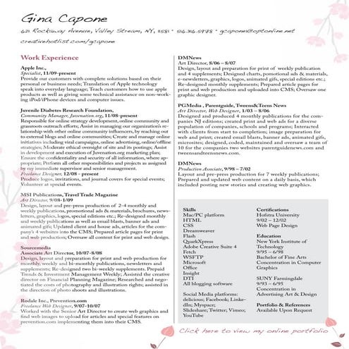 Design Resume