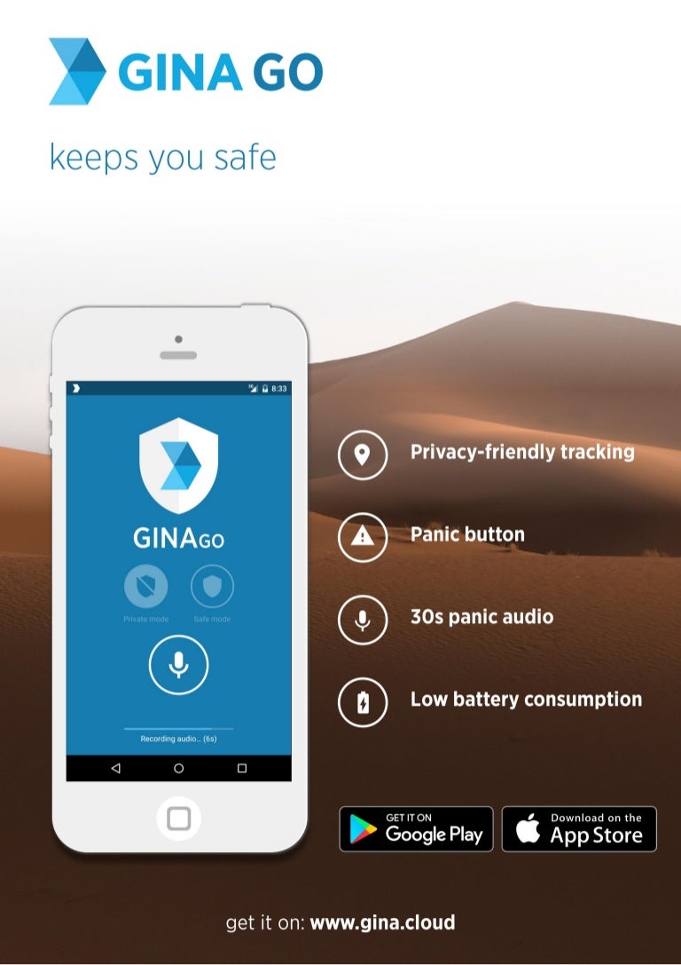 GINA GO mobile app