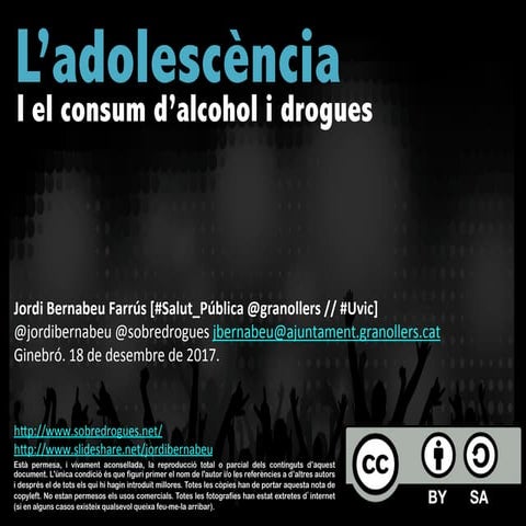 Xerrada drogues/alcohol famílies