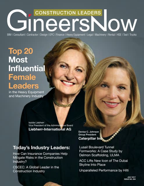 Top 20 Most Influential Female Leaders in the Heavy Equipment and Machinery I...