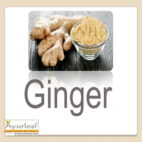 Health Benefits Of Ginger
