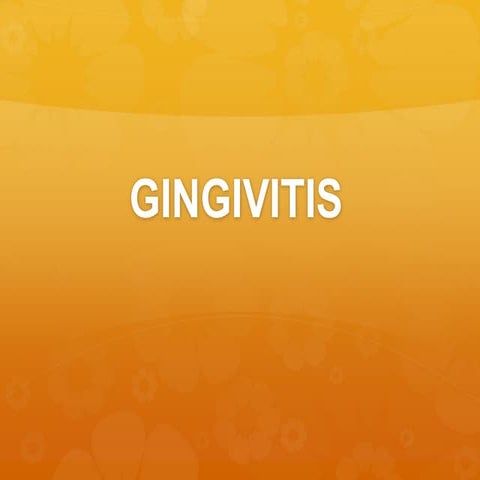 Gingivitis presentation