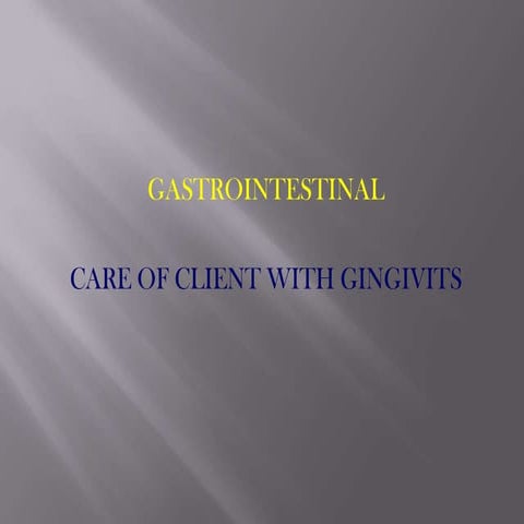 Gingivitis