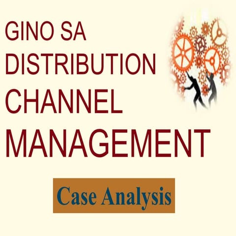 Gino SA Distribution Channel Management