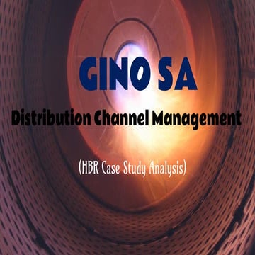 Gino sa case study analysis