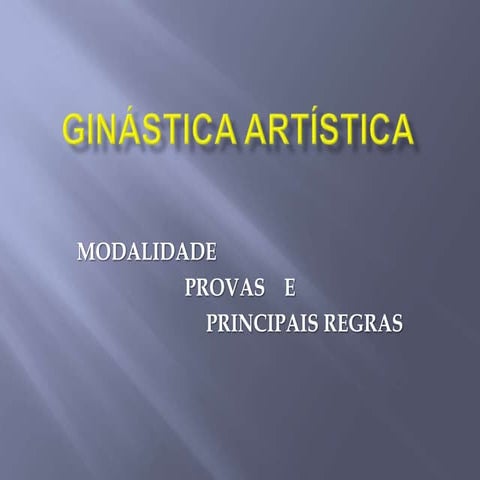 Ginástica Artística