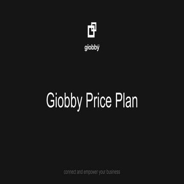 Giobby price plan 2019 - en