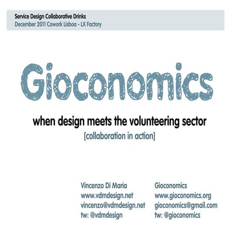 Gioconomics collaboration