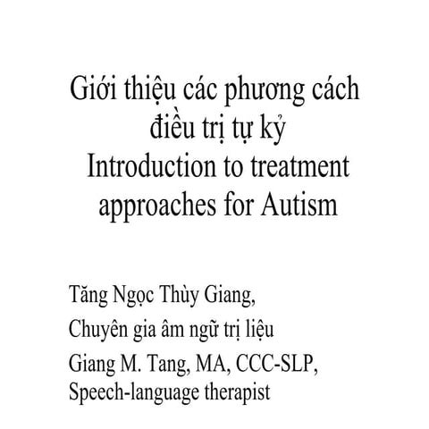 Gioi Thieu Cac Phuong Phap Tri Lieu Tu Ky