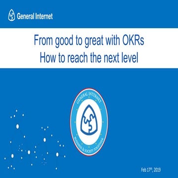 GI OKR best practices english 20190217