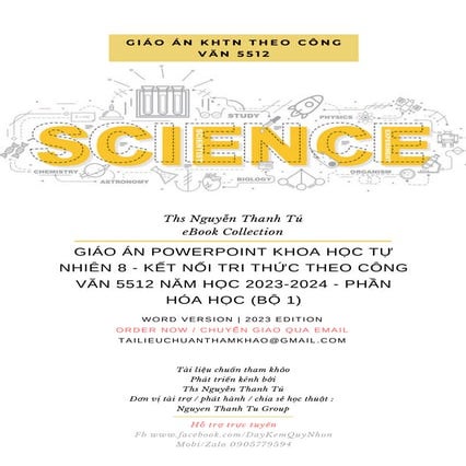 GIÁO ÁN POWERPOINT KHOA HỌC TỰ NHIÊN 8 - KẾT NỐI TRI THỨC THEO CÔNG VĂN 5512 ...