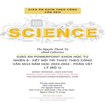 GIÁO ÁN POWERPOINT KHOA HỌC TỰ NHIÊN 8 - KẾT NỐI TRI THỨC THEO CÔNG VĂN 5512 ...