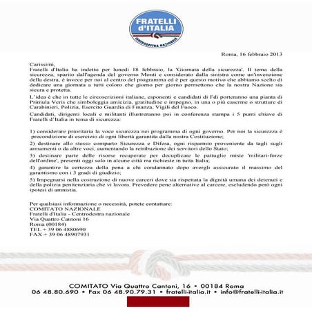 Giornata della sicurezza