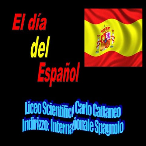 Semana del Español, Liceo Carlo Cattaneo. Turín.