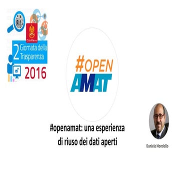 #openamat Giornata trasparenza 2016