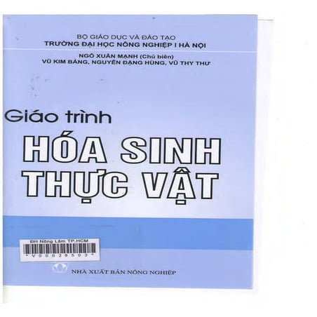 Giáo trình hóa sinh thực vật, Ngô Xuân Mạnh.pdf