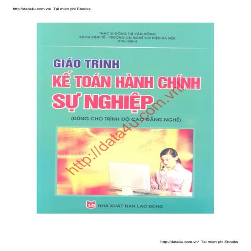 Giáo trình kế toán hành chính sự nghiệp data4u