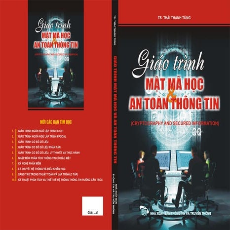 Giáo trình mật mã học công nghệ thông tin