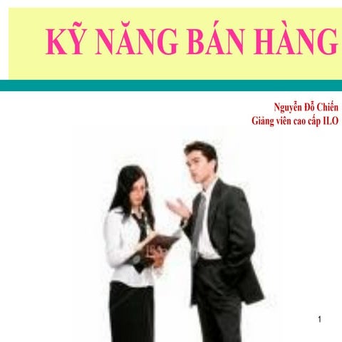 Giáo trình bán hàng chuyên nghiệp