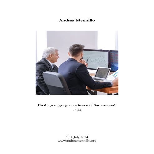 Do the younger generations redefine success?