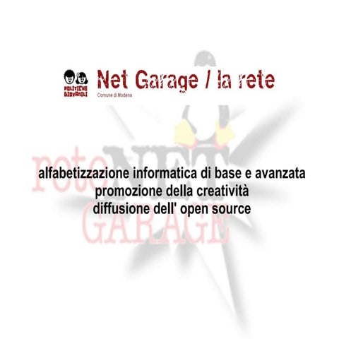 Giovanni Finali, Net Garage