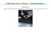 !PDF Giovanni's Room - James Baldwin