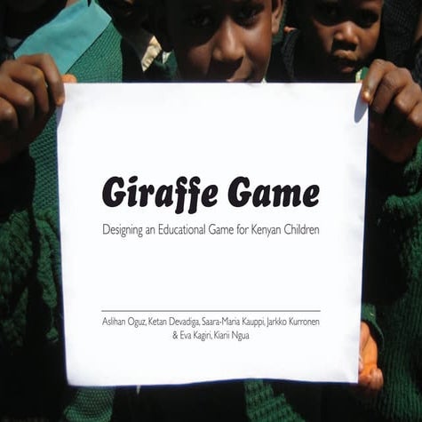 Giraffe games mid-review presentation | PDF