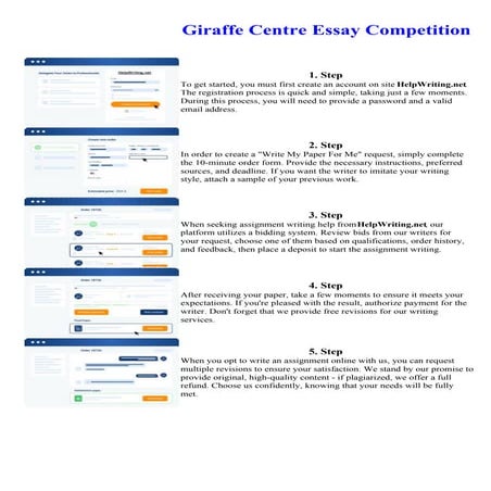 Giraffe Centre Essay Competition. Online assignment writing service.
