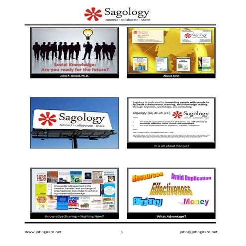 KM Conference 2013 Keynote - John Girard