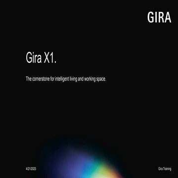 Gira X1 - Slides | PDF