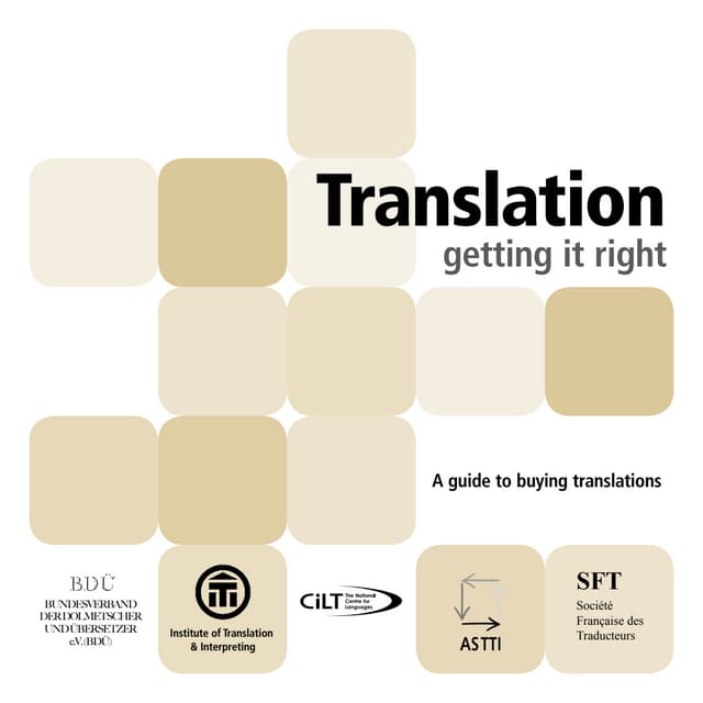How to get the Right Translation