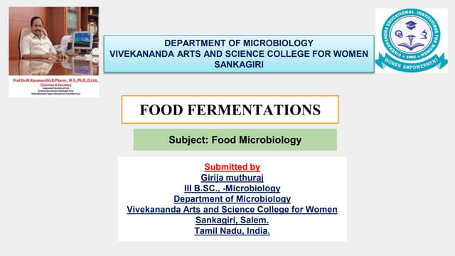 Food fermentation 